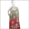Dual color fancy 60gms Georgette saree ACS002(Free Bindi) - Click here to View more details about this Product